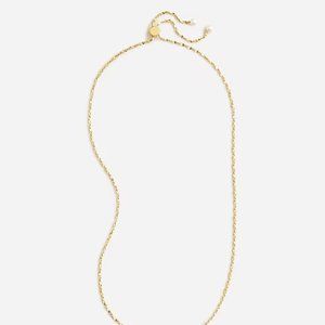 J.Crew Factory Pearl Chain Tie Necklace